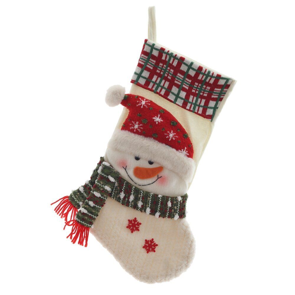 GAEM Носок для подарков "Снеговик", L25 W7 H49 см, 2в.