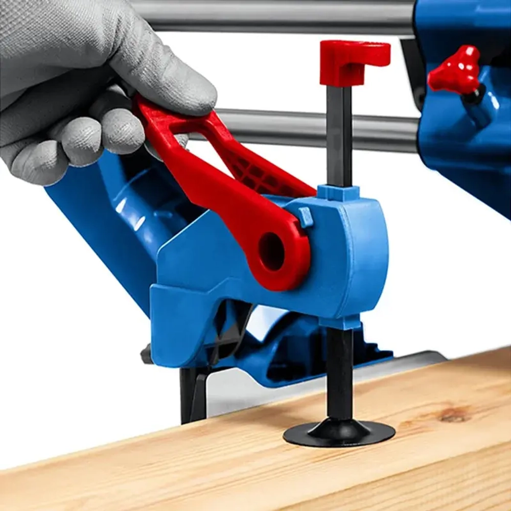 ЗУБР ППТ-216-П торцовочная пила компактная с протяжкой ППТ-216-П