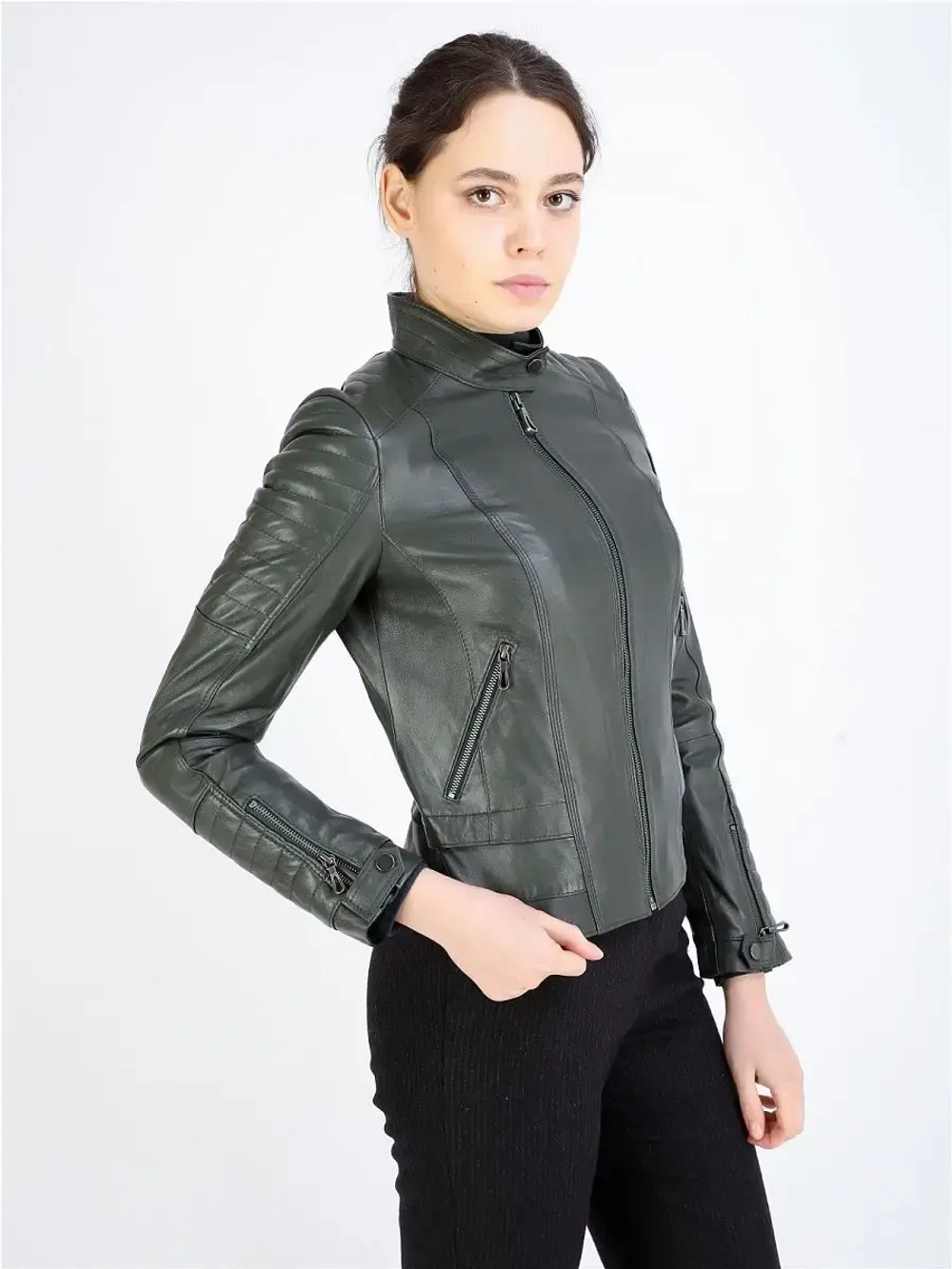 Куртка женская из натуральной кожи