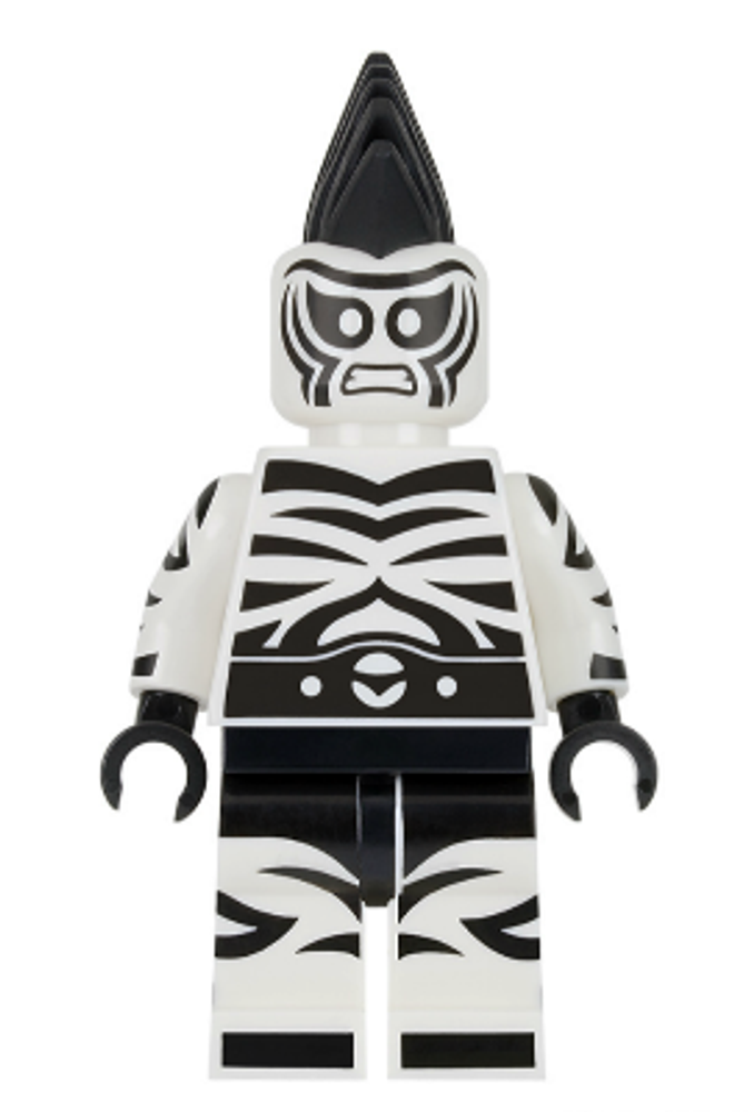 Минифигурка LEGO sh323 Человек-зебра