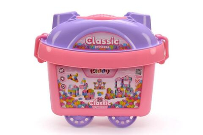 Конструктор в чемодане Classic №50. Артикул Арт. №227(в наборе 50 деталей конструктора, чемодан, кры