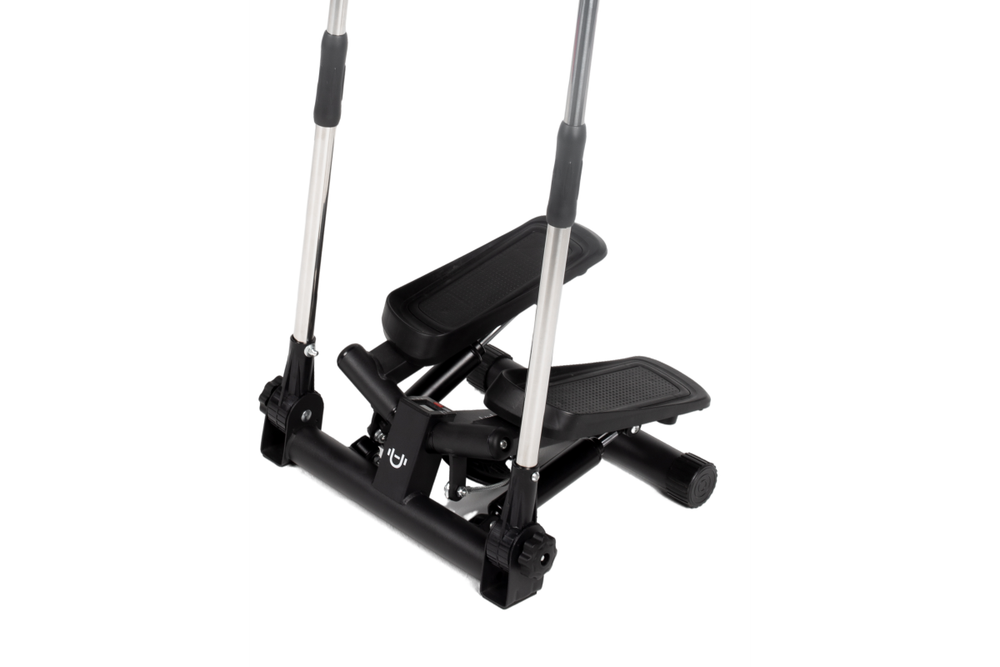 Степпер поворотный с поручнями Urbanfit, матовый черный