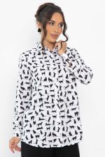 Рубашка Надель (белая/кошки) Б13844-16М LT Collection