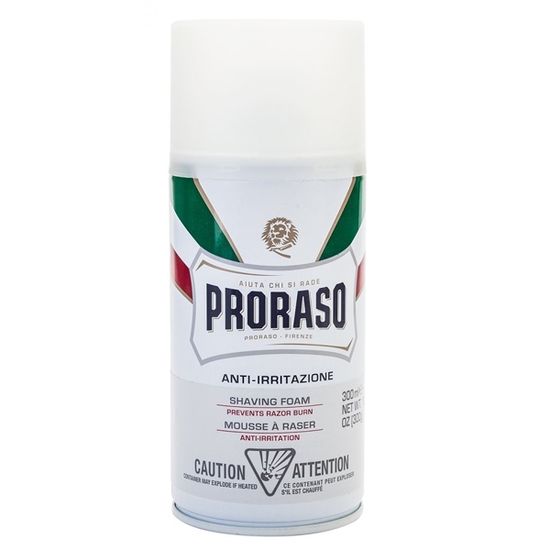Пена для бритья Proraso, для чувствительной кожи, с зеленым чаем и овсом, 300 мл