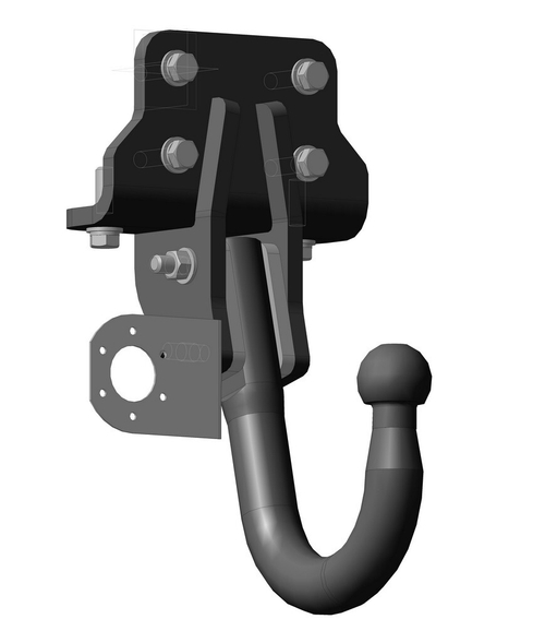 Фаркоп WESO 3095-A на Toyota Land Сruiser Prado 2002-