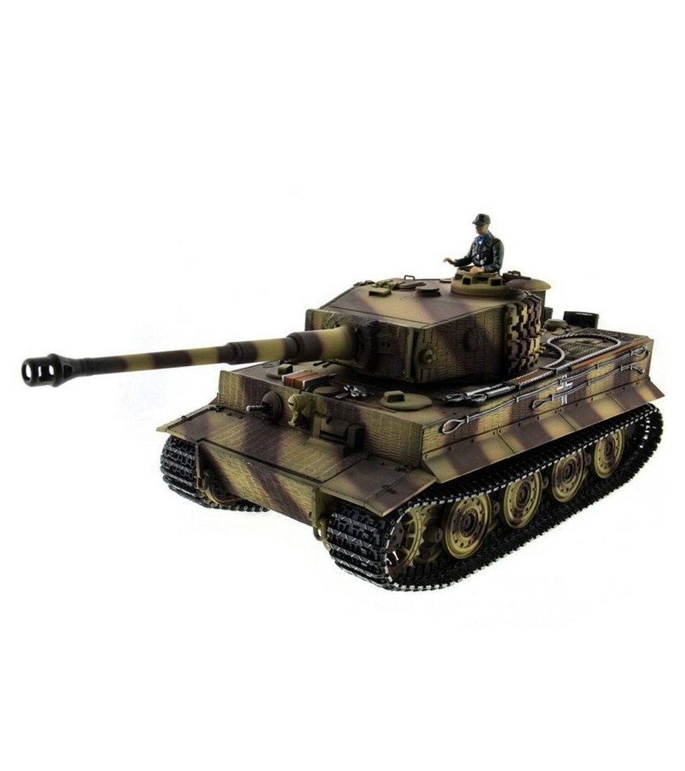 P/У танк Taigen 1/16 Tiger 1 (Германия, поздняя версия) дым V3 2.4G RTR
