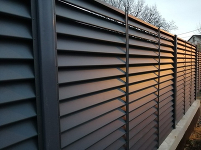 Торцевая планка-жалюзи «Анжелика» 2м 30х65х35 (0.4мм, 0.45мм, 0.5мм), обычный окрас