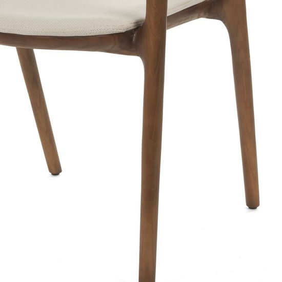 Стул Canada американский ясень и бежевая ткань