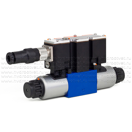 3DREPE6C-2X/25EG24K31/A1M - Пропорциональный редукционный клапан Ду 6 трехлинейный (пилот) со встроенным усилителем (OBE), A1 = ±10 В, давление регулировки до 25 бар, схема C