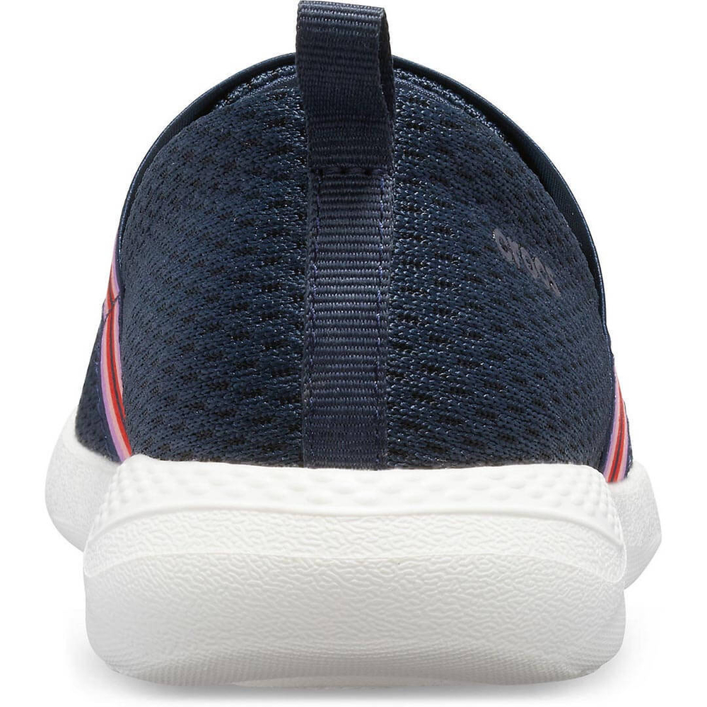 Женские слипоны CROCS Women's LiteRide Mesh Slip-On Navy Colorblock/Navy