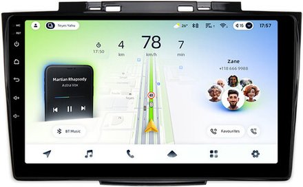 Магнитола для Haval H5, DW Hower / Great Wall Hover H3, H5 (прямоугольные воздуховоды) - Teyes CC4L монитор 9" IPS на Android 14, Snapdragon 662, CarPlay, 4G SIM-слот