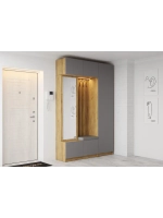 Шкаф ШК-003; ЛДСП; дуб крафт золотой 55х236х41;4 см