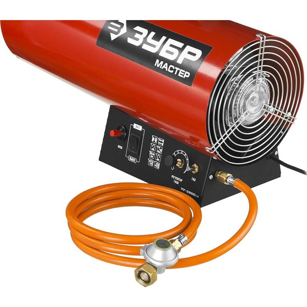 Газовая тепловая пушка Зубр ТПГ-33000_М2 - прямого нагрева / 33 кВт