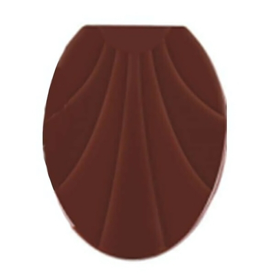 Крышка унитаза "РАКУШКА", коричневый, РП-812