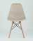 Eames Style DSW бежевый пластик, стальной каркас, натуральный массив бука