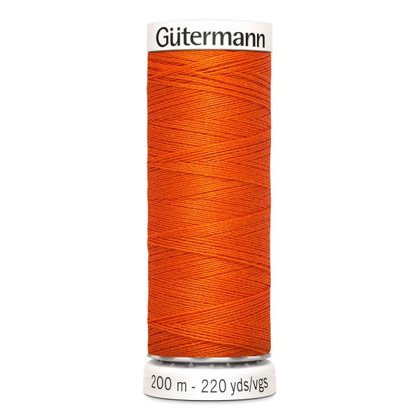 Нитки универсальные Gutermann Sew-all 100 (200 метров), 5 кат. | 351 оранжевый