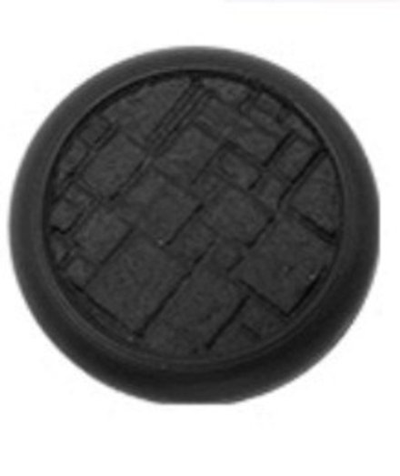 Круглая база c текстурой камня и слотом 40 мм — 20 шт.