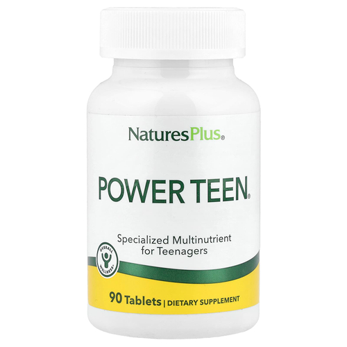 NaturesPlus, Source of Life, Power Teen, питательная добавка для подростков, 90 таблеток
