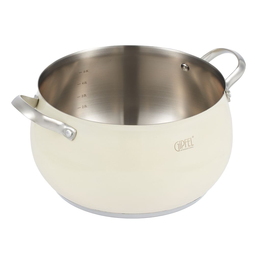 Кастрюля из нержавеющей стали Gipfel Novella 52292 24 см/6 л