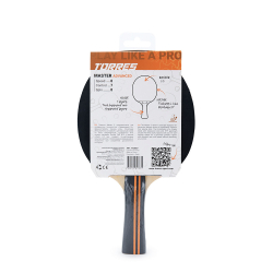 Ракетка н/т TORRES Master 3*, для тренировок, накладка 2,0 мм