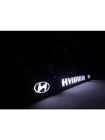 Рамка для номера с подсветкой. Hundai.