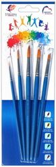 Fırça dəsti \ Набор кистей \ Brush set Набор кистей, 5 шт, Пони круглые №1,2,3,4,5, Луч