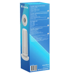 Белый вибромастурбатор с имитацией орального секса Amovibe Good Night Squeezing, Sucking & Vibrating Masturbator