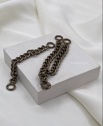 Вешалка петелька цепочка бронзовая