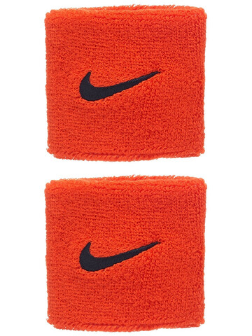 Напульсник теннисный Nike Swoosh Wristbands - Оранжевый