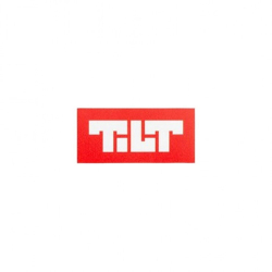Наклейка Tilt Block Logo, Красный