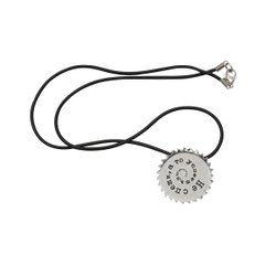 "Диск" подвеска в серебряном покрытии из коллекции "Стройка" от Jenavi