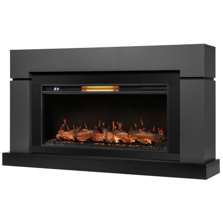 Каминокомплект: Очаг Royal Thermo Aurora RTFP/P-AR40LS, портал Lindos 42/40/36, графит