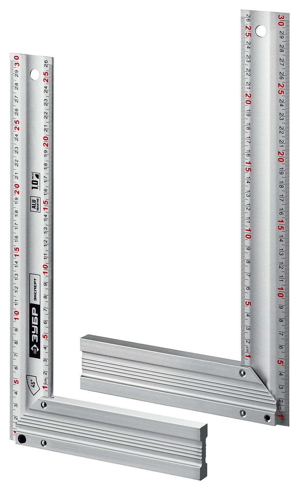 ЗУБР 300 мм, жесткий столярный угольник, Профессионал (34392-30)