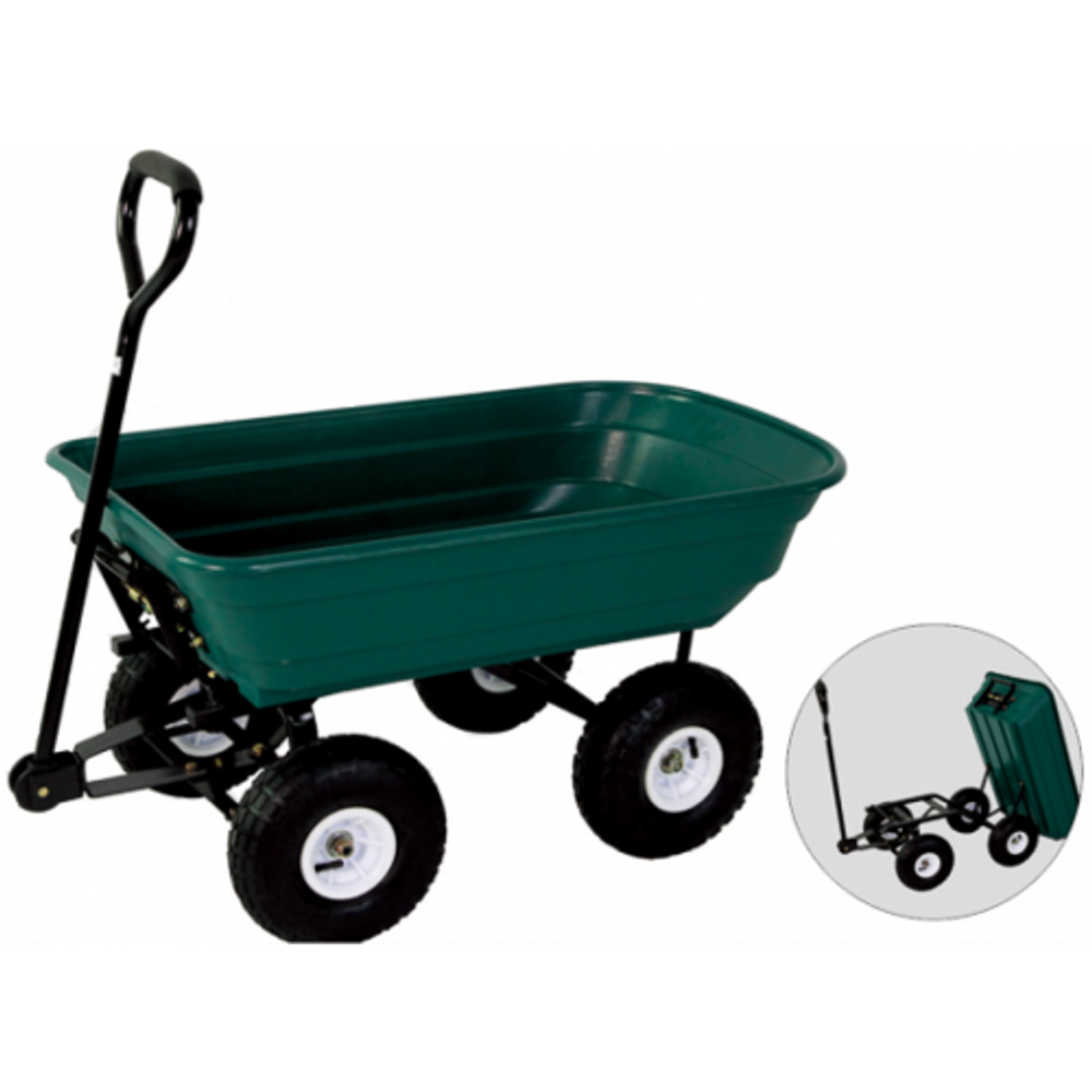 Тачка строительная 100л, груз 150 кг 4х колесная