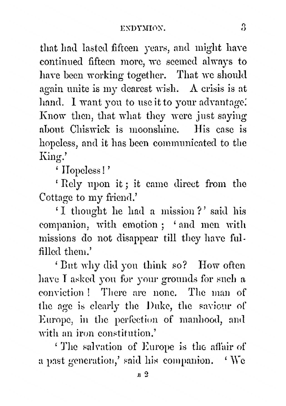 The Works of Benjamin Disraeli: Endymion. Volume 1 | Disraeli Benjamin