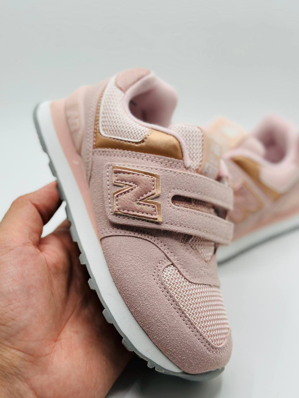 Детские кроссовки на липучке New Balance 574