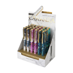 Ручка масляная 0.7мм. "Carrara. Bright" синяя (BrunoVisconti)