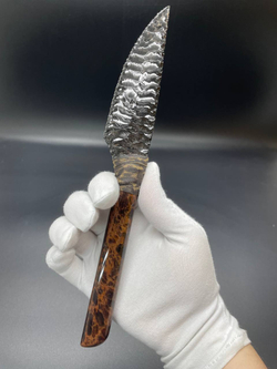 Нож обсидиановый 23 см коричневый