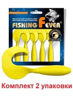Мягкая приманка твистер FishingFever ARGO 6,0cm,2,0g,уп 6 шт
