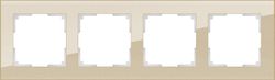Рамка на 4 поста Werkel Favorit (шампань) W0041111