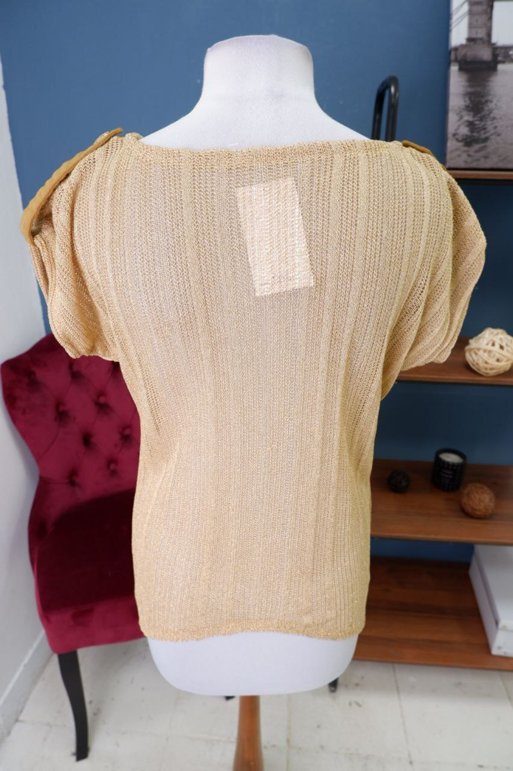 Кофта вязаная песочная 48 размер