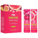 Пузырьковая маска для лица «розовый смузи» Verobene Pink Smoothie Bubble Mask