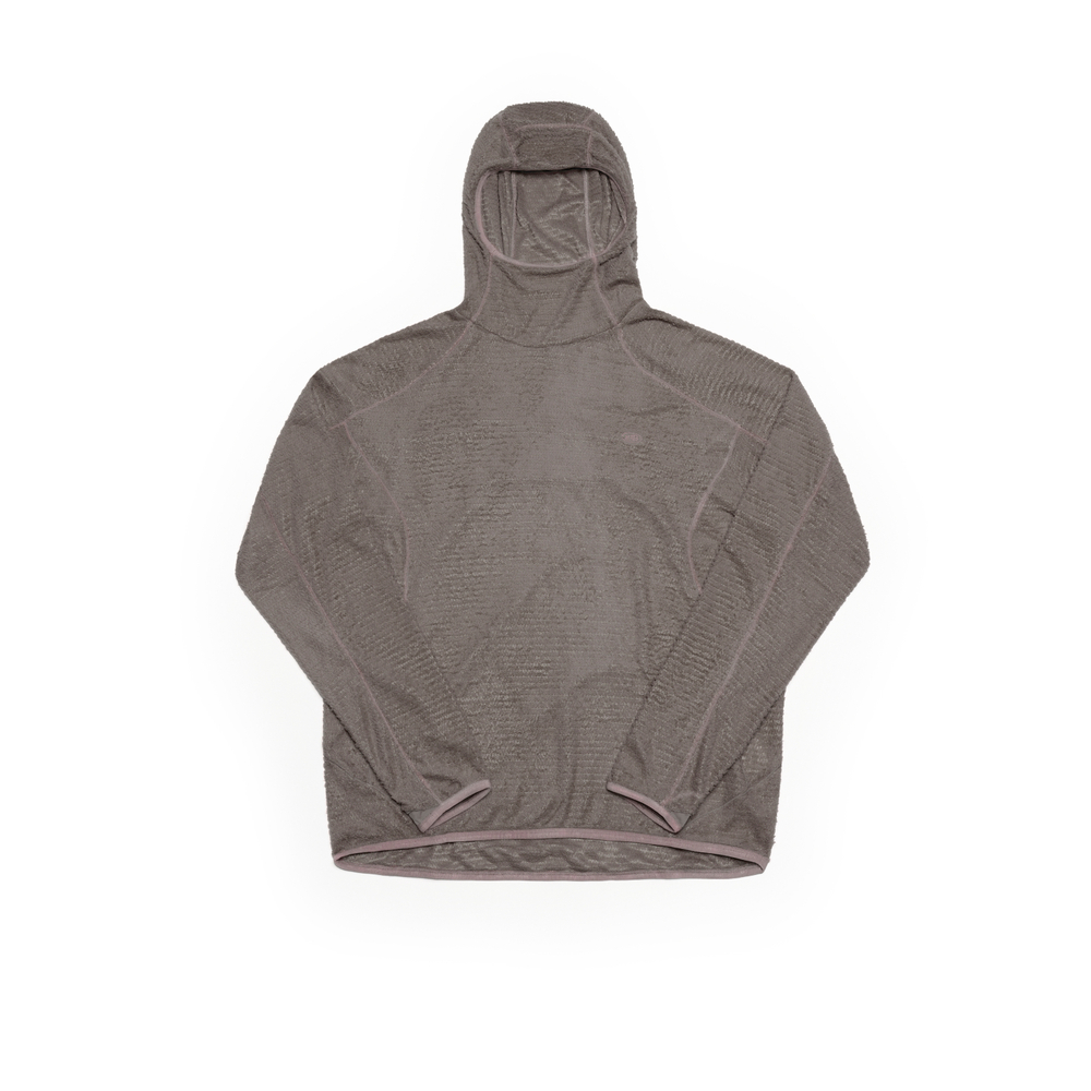 Худи Nothomme Blue Monte Lightweight Hooded Fleece Shirt "Rock Gray"