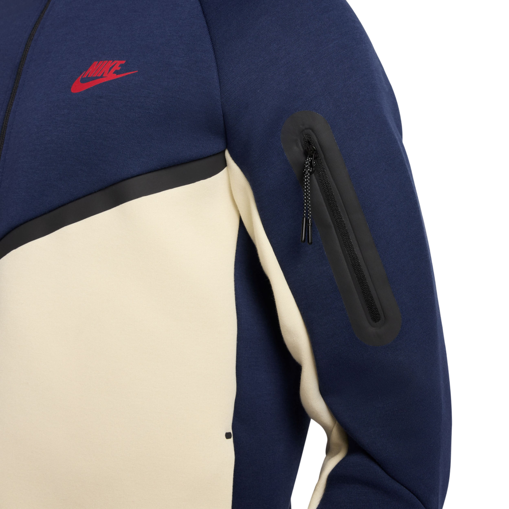 Зип Худи Nike Tech Fleece 2024 Navy/Beige