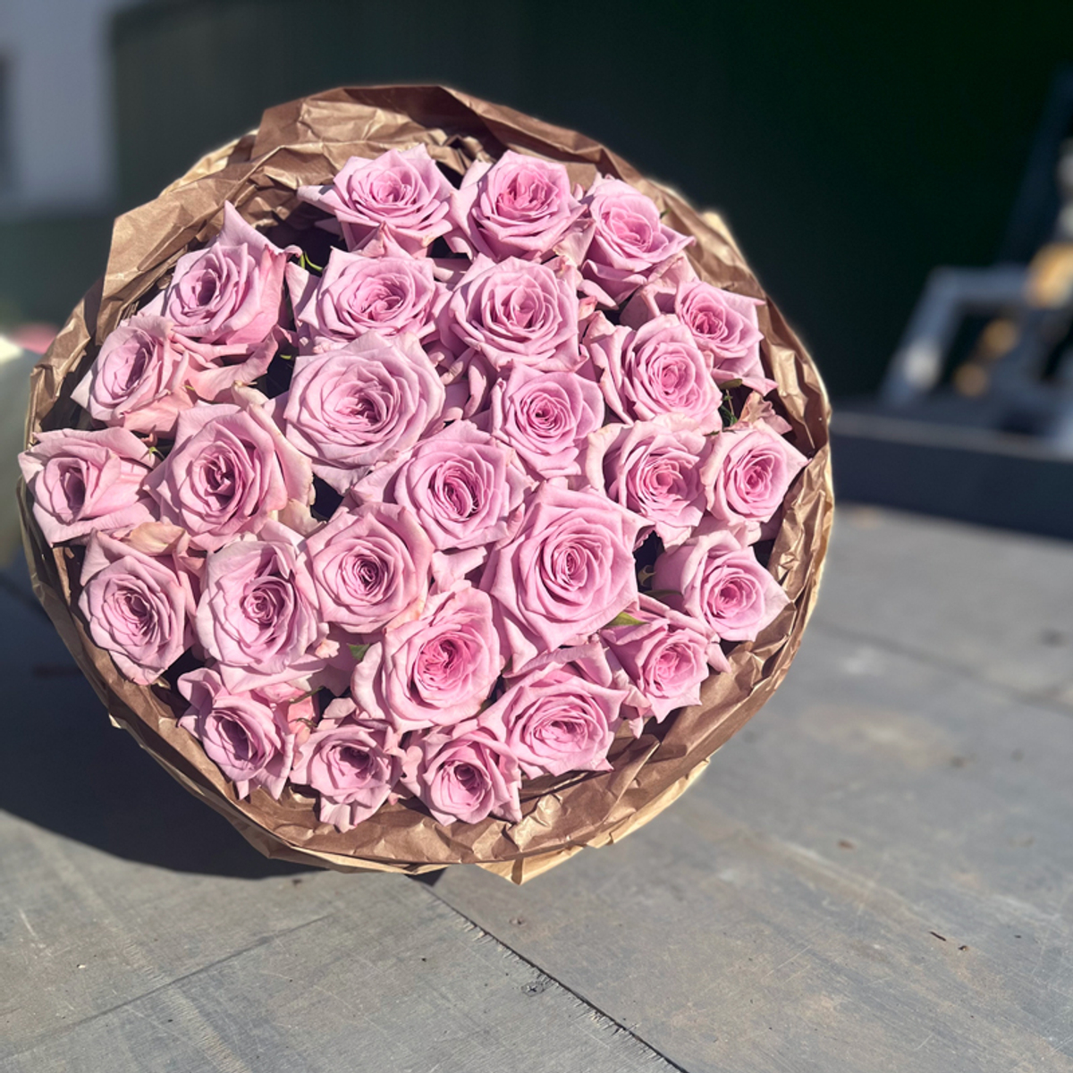 Авангард — букет интерьерных лунных роз