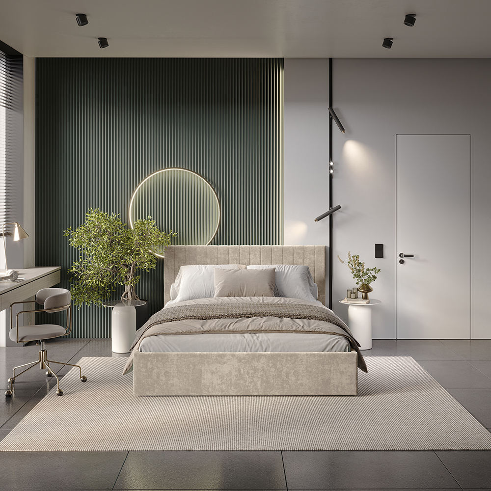 Кровать 160 "Хлоя" КР-18 без основания Мокко