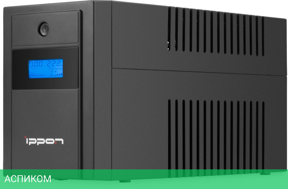 Источник бесперебойного питания Ippon Back Basic 1200 Euro черный (1687965)