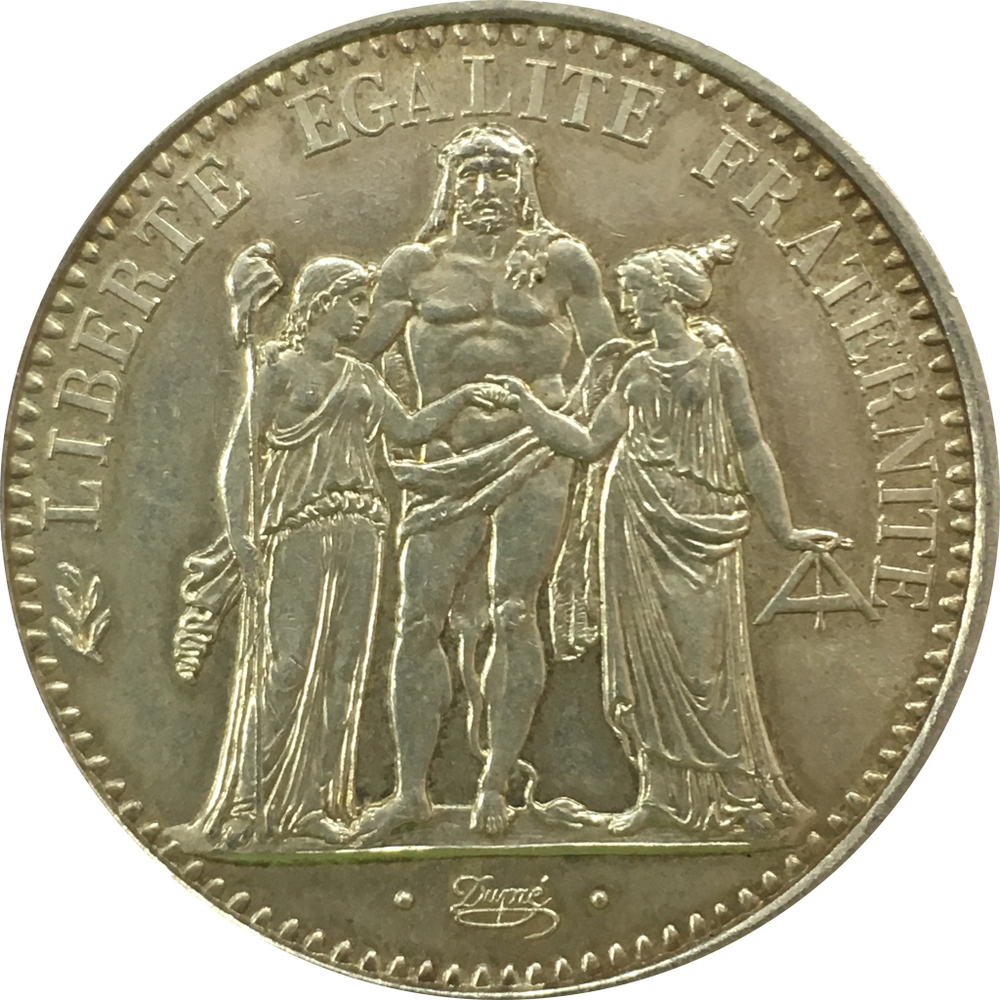 10 франков 1966 год. Франция (XF+)