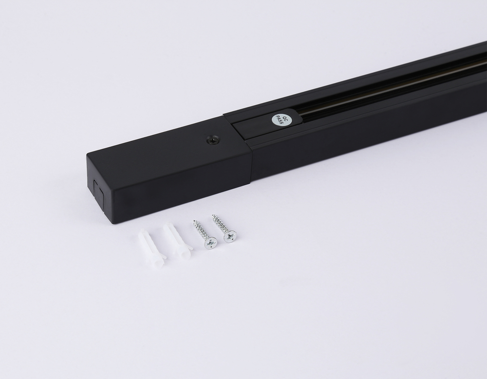 Шинопровод накладной однофазный Standard 220V GL7106 BK черный 3000*32.5*19.8 (ввод питания, 1 заглушка, крепление в комплекте)