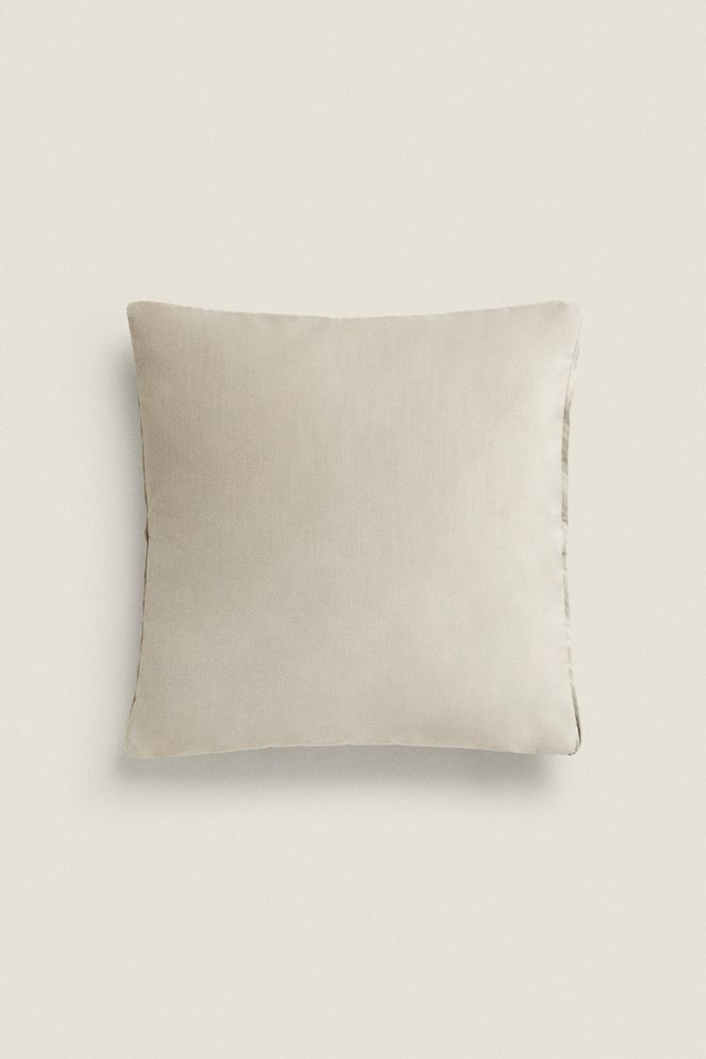 ZARA HOME БАРХАТНЫЙ ЧЕХОЛ ДЛЯ ДЕКОРАТИВНОЙ ПОДУШКИ, ЗЕЛЕНОВАТЫЙ